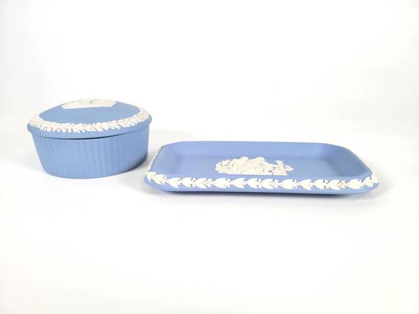 ＷＥＤＧＷＯＯＤ ウェッジウッド ジャスパーシリーズ 2点セット 中古品