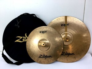 【同梱不可】【140】中古品 ZILDJIAN ロックライド シンバル φ51cm φ40cm 2点セット ケース付き ジルジャン