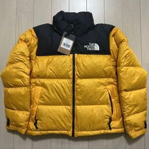 新品 サイズM ノースフェイス ヌプシ イエロー ダウン THE NORTH FACE 黄色 Nuptse ダウンジャケット 