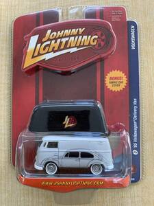 P【R8 3 シルバー】1965 VW Delivery Van】JOHNNY LIGHTNING ジョニーライトニング 空冷VW TYPE2 1/64 