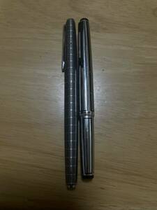 万年筆PILOT 18K-750 PLATINUM 14KWG 2点セット実筆記未確認品