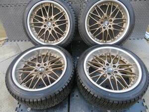 冬用Super star レオンハルト ビューゲル クラウン 胡桃 超溝 WINTER MAXX WM02 245/40R19 アルファードエスティマレクサスGSフーガシーマ