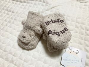 【新品タグ付き】【BABY】ジェラートピケ　パウダーベアソックス