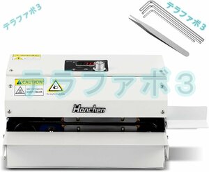 全自動シーラー機 業務用シーラー 自動ローラー包装機 最大6m/min シール幅10mm 50~200℃温度調整可能 小型 食品包装 (シール（印字）)