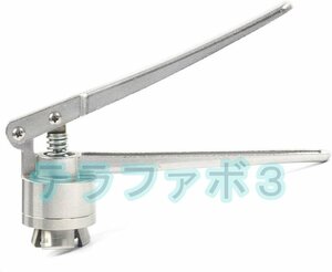 手動クリンパー 30mm ポトルキャップ圧着工具 純アルミニウムキャップ適用 生産用 304ステンレス製