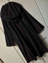 極美品 jun ashida ジュンアシダ イタリア製 高級ロングコート 大きいサイズ44_画像3