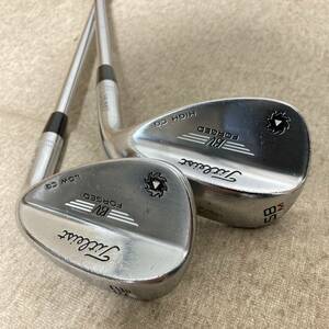 タイトリスト　Titleist　ウェッジ　2本セット　VOKEY DESIGN　ボーケイデザイン　LOWCG HIGHCG　DynamicGold　スチールシャフト