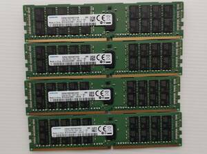 [中古] SAMSUNG PC4-2400T-RA1-11 32GB 4枚セット 合計128GB サーバー用