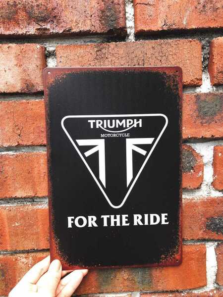 TRIUMPH レトロ ブリキ看板 ブラックジャック