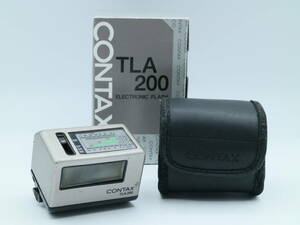 C3348　CONTAX　TLA200　FLASH　G1・G2用　箱付き　ケース付き　コンタックス　フラッシュ