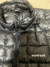 【美品】mont-bell モンベル プラズマ1000 ダウンジャケット 雪山登山 ハイキング UL 厳冬期　防寒 OMM HOUDIN _画像4