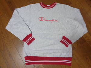 ビンテージ/Mサイズ/チャンピオンChampion/90S/トリコ刺繍タグ/USA/リバースウィーブ/リブライン/トレーナー/スウェット/パーカー/レッド