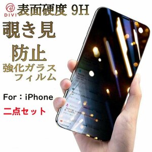 iPhone11/XR 覗き見防止 全面保護 強化ガラスフィルム