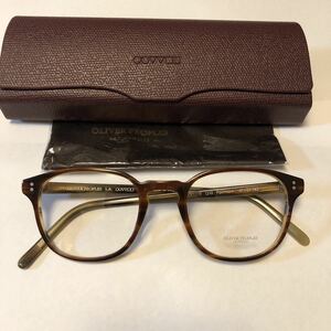 未使用！OLIVER PEOPLES オリバーピープルズ/Faimont フェアモント OV5219F 1310眼鏡 ケース,メガネ拭き付属 イタリア製 国内正規品 希少！