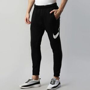 1円〜新品未使用 XL ナイキ スウェットロングパンツ DRIーFIT SWOOSH CU6776-010 NIKE テーパードパンツ ジャージ 正規品 希少 レア 最安 