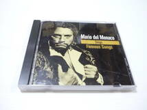 [管00]【送料無料】CD Mario del Monaco Sings Famous Songs 伝説のテノール マリオ・デル・モナコ の世界 カプーロ ディ・カプア_画像1