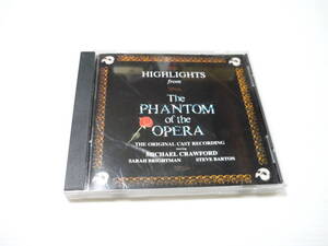 [管00]【送料無料】CD HIGHLIGHT FROM THE PHANTOM OF THE OPERA オペラ座の怪人