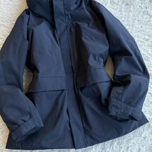 希少XL！UNIQLO ユニクロ ハイブリッドダウンパーカー 撥水防寒 311-429290 ネイビー 紺 メンズ ジャケット コート 【動けて軽く暖かい】_画像3