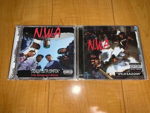 【国内盤SHM-CD】N.W.A アルバム2枚セット / Straight Outta Compton (20th Anniversary Edition) / Niggaz4Life (+100 Miles and Runnin')