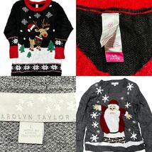 美品　アグリーセーター　クリスマスセーター　ダサセーター 9枚セット/USA古着　セット　ベール_画像4