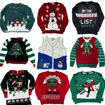美品　アグリーセーター　クリスマスセーター　ダサセーター 9枚セット/USA古着　セット　ベール_画像1