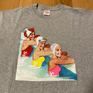 SUPREME シュプリーム 18SS Swimmers Tee スイマー半袖Tシャツ グレー M