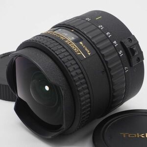 ■良品■ Tokina トキナー 魚眼ズームレンズ AT-X 107 DX Fisheye 10-17mm F3.5-4.5 (IF) キヤノン用