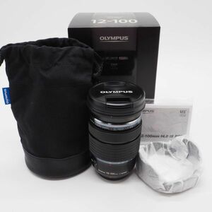 ■極上品■ OLYMPUS オリンパス マイクロフォーサーズレンズ M.ZUIKO DIGITAL ED 12-100mm F4.0 IS PRO 元箱・説明書付き