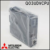 新品 三菱電機 ユニバーサルモデル高速タイプQCPU Q03UDVCPU 2023年 プログラム容量30Kステップ 入出力点数4096点 箱無し MITSUBISHI_画像1