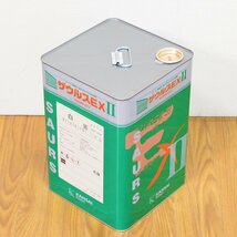 即決 新品 関西ペイント 塗料 ザウルスEXII 白 16kg 2023年9月製造 ターペン希釈形1液エポキシさび止め塗料 KANSAI_画像3