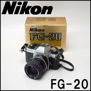 Nikon フィルムカメラ FG-20 一眼レフ レンズ Zoom-NIKKOR 35-70mm 1:3.3-4.5 マニュアルフォーカス ニコン ジャンク