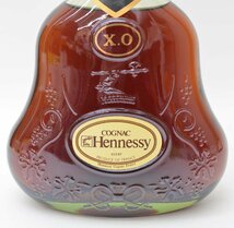 未開栓 ヘネシー XO 金キャップ グリーンボトル 700ml ブランデー コニャック Hennessy COGNAC_画像3