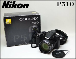 良品 Nikon COOLPIX P510 デジカメ ブラック 有効画素数1605万画素 ニコン クールピクス デジタルカメラ