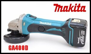 マキタ 100mm 充電式ディスクグラインダー GA400D 14.4V スライドスイッチ makita