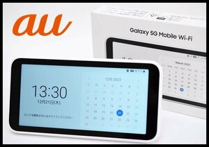 良品 au Galaxy 5G Mobile Wi-Fi ルータ SCR01 32GB ギャラクシー ホワイト 〇 SCR01SWA モバイルルータ