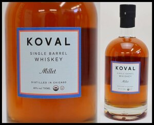 未開栓 KOVAL シングルバレル ミレット millet 750ml 40％ コーヴァル アメリカ