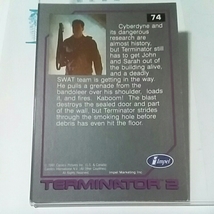 当時物 ！ TERMINATOR 2 ターミネーター 2 （ 74 ） カード ［送料、ミニレター63円予定］_画像2