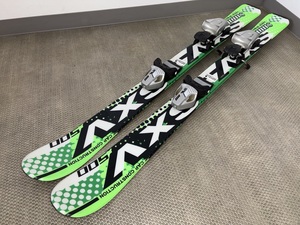 新品カービングスキー板&ビンディングSwallowスワローSVX500グリーン100cm