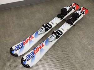 中古だがかなり新品に近いスキー板&ビンディングSwallowスワロ―RotationThree80cm