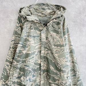 USAF アメリカ空軍 PARKA IMPROVED RAINSUIT PARKA デジタルカモ レインスーツ X-SMALL パーカー ミリタリー 米軍 XL相当