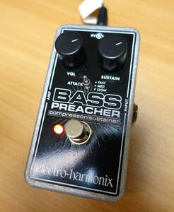 ■electro-harmonix Bass Preacher■Compressor / Sustainer (コンプレッサー・サスティナー)