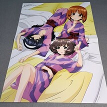 〓〓【1300円以上ご購入で送料無料!!】⑭⑤秋山優花里　西住みほ 【両面A3ピンナップポスター(二つ折)】【雑貨】ガールズ＆パンツァー_画像1