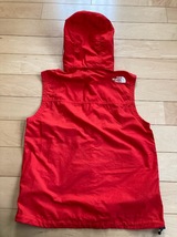 美品　THE NORTH FACE　ノースフェイス COMPACT VEST　コンパクトベスト Kid’s 150 赤_画像6