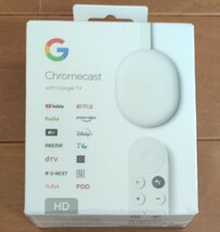 新品未開封品 Google Chromecast with Google TV （HD）リモコン付き 最新モデル_画像1