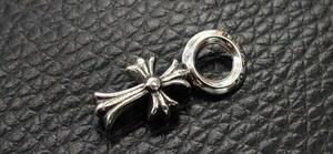 クロムハーツ silver925 CHクロススタックチャーム ペンダント トップ ネックレス シルバー925 Chrome Hearts