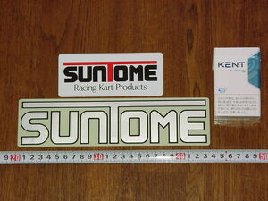  new goods unused sun Tom sticker 2 pieces set SUNTOME postage Japan all country 230 jpy 