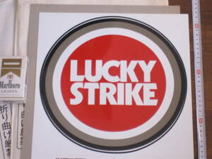 新品未開封　超特大ラッキーストライクステッカー　LUCKY STRIKE