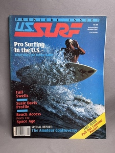 【洋雑誌】洋書　U.S SURF PREMIERE ISSUE 創刊号　カレンダー付き　サーフィン