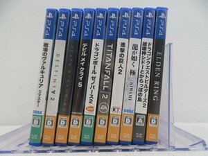 ジャンク●PS4ソフト　まとめ売り10本　ジャンクセット　プレイステーション4●63S