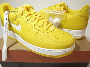 【送料無料 即決】NIKE AIR FORCE 1 LOW RETRO JEWEL COLOR OF THE MONTH復刻YELLOWイエロー28cm US10新品FJ1044-700 エアフォース1 40周年